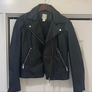 H&M faux leather jacket